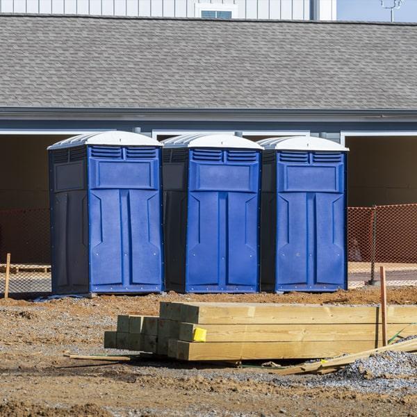 Heavy-duty construction site porta potty in Winchester, Tennessee